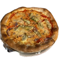 artisjok,paprika,ui,vers knoflook,gorgonzola